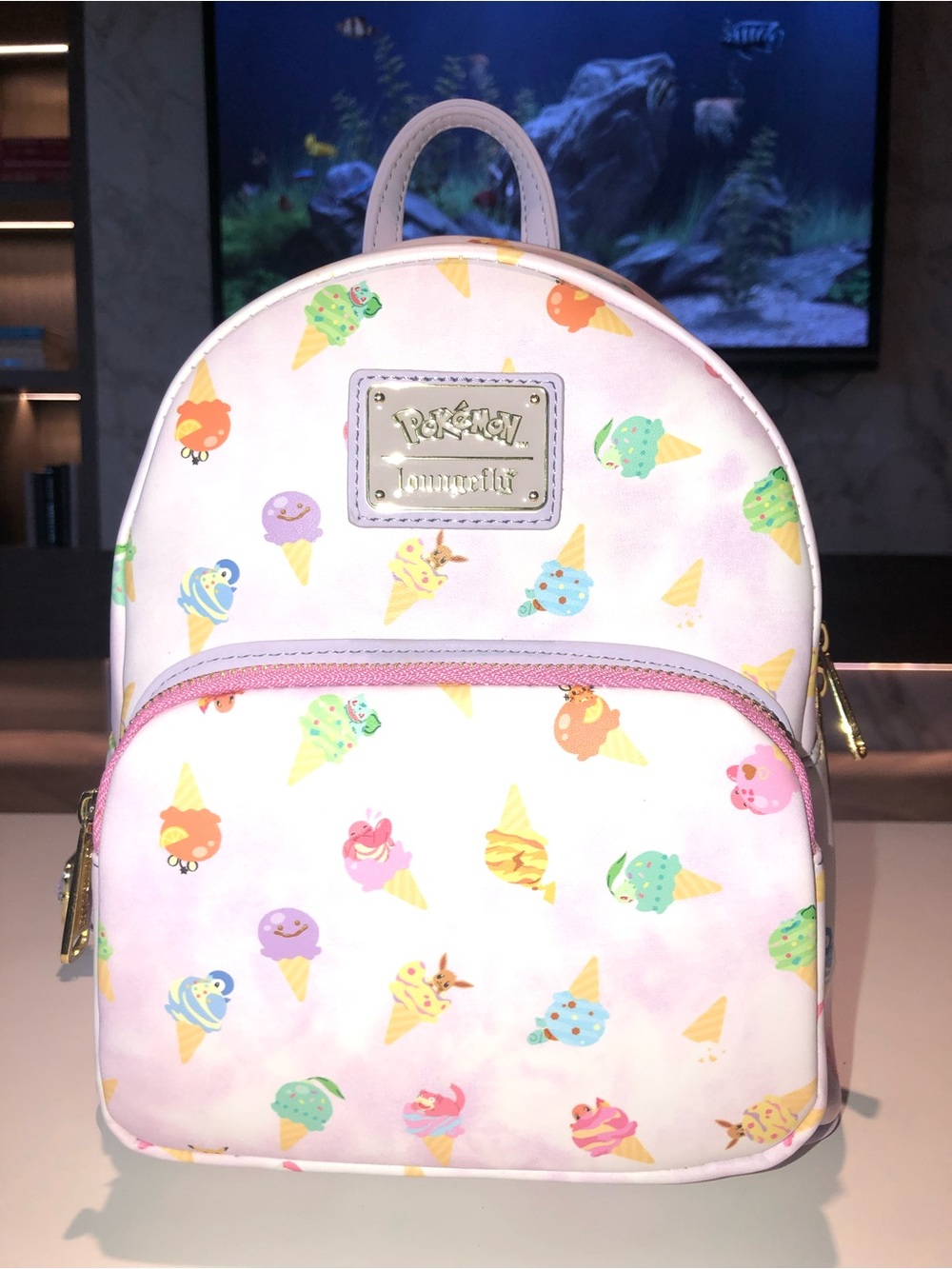 Loungefly Pokémon Ice Cream Mini Backpack Pokémon reimagined as ice cream cones